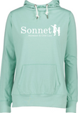 SONNET LADIES LONG SLEEVE FUNNEL NECK HOODED TEE