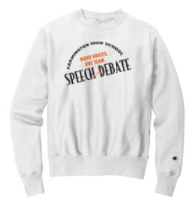 FHS SPEECH & DEBATE CHAMPION POWERBLEND CREWNECK SWEATSHIRT