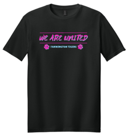 FHS WE ARE UNITED 50/50 COTTON/POLY TEE