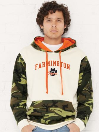 FASHION CAMO HOODED SWEATSHIRT