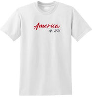 AMERICA EST. 1776 YOUTH 50/50 COTTON/POLY TEE
