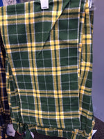 YOUTH GREEN/GOLD FLANNEL PANT