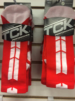 BASELINE SOCKS - RED/WHITE