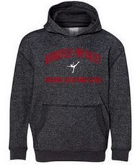 BMV FIGURE SKATING CLUB GIRL'S BLACK GLITTER HOODIE