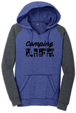 CAMPING LIFE WOMEN'S FLEECE RAGLAN HOODIE