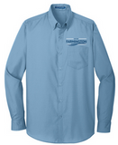 CITY LONG SLEEVE CAREFREE POPLIN SHIRT WITH POCKET