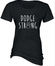 DODGE STRONG LADIES ESSENTIAL CREW NECK TEE