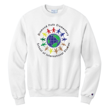 DIAMOND PATH CHAMPION POWERBLEND CREWNECK SWEATSHIRT