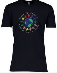 DIAMOND PATH UNISEX COTTON BLEND ESSENTIAL CREW NECK TEE