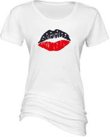 AMERICAN KISS LADIES ESSENTIAL CREW NECK TEE
