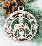FHS GIRLS HOCKEY CUSTOM HOLIDAY ORNAMENT