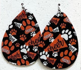 FCCT CHEER & PAW EARRINGS