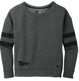 LADIES TRI-BLEND FLEECE VARSITY CREW