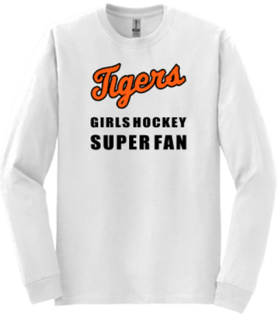 FHS GIRLS HOCKEY LONG SLEEVE SUPER FAN T-SHIRT