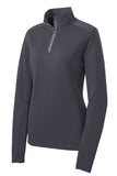 LADIES SPORT-WICK TEXTURED 1/4 ZIP PULLOVER