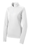 LADIES SPORT-WICK TEXTURED 1/4 ZIP PULLOVER