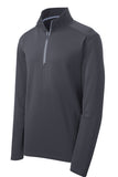 SPORT-WICK TEXTURED 1/4 ZIP PULLOVER