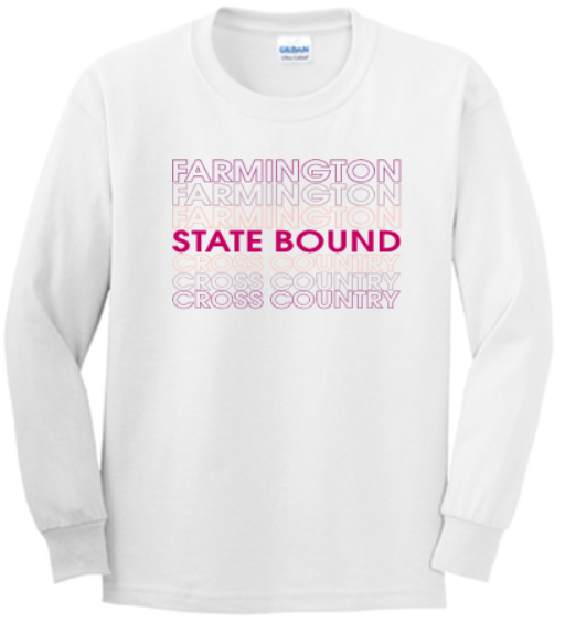 FHS GIRLS XC STATE  YOUTH COTTON LONG SLEEVE TEE