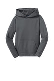 YOUTH SPORT-WICK FLEECE HOODED PULLOVER