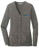 CITY LADIES MARLED CARDIGAN SWEATER