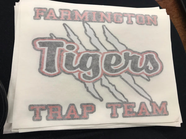 FHS TRAP TEAM CAR DECAL