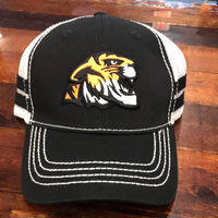 TRUCKER CAP WITH STRIPES