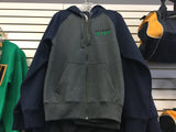IRISH COLOR BK FZ SWEATSHIRT