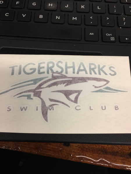 TIGER SHARKS WINDOW DECAL