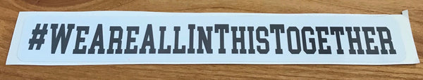 WEAREALLINTHISTOGETHER DECAL