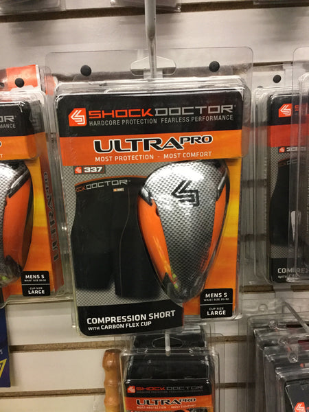 SHOCK DOCTOR COMPRESSION SHORT WITH ULTRA CARBON FLEX CUP