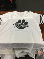 LADIES TIGER PAW FOOTBALL JERSEY