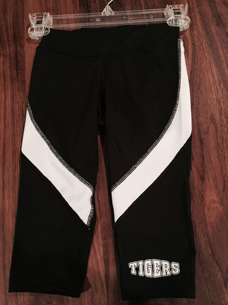 GIRLS/LADIES BLACK WHITE CAPRI